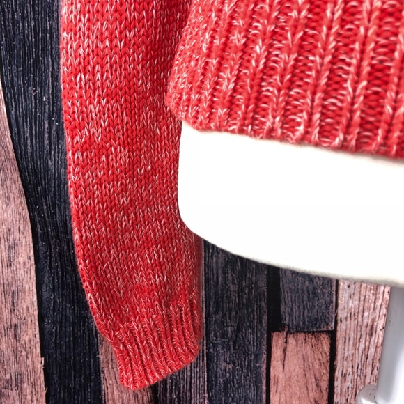 American Eagle Outfitters Vibrant Red Scoop Neck Sweater - Picture 5 of 7